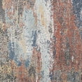 thumbnail image 6 of Loomaknoti Saxby Ahkelzie 6' x 9' Blue Abstract Indoor Area Rug, 6 of 7