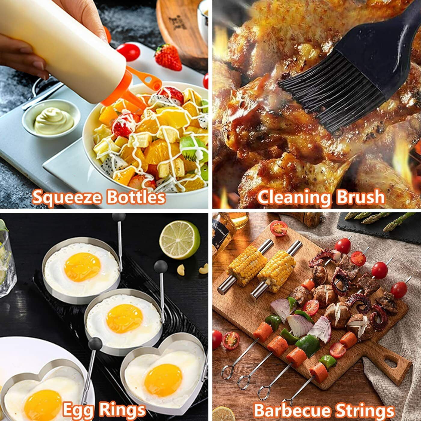SHANNA Blackstone Griddle Accessories Kit, 38 PCS Griddle Grill Tools Set for Outdoor Camping