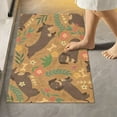 thumbnail image 2 of SKYSONIC Bathroom Rug Toiletry Mat Set, 2 pack Cartoon Dachshunds Print, Fluffy Plush Absorbent Bath Rugs Carpet for Bathroom Floor Toilet Tub and Shower,23.6"x15.7"+17.3"x13.4", 2 of 7