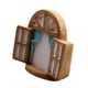 thumbnail image 3 of Mini ventana de hadas, escultura de resina, figuritas artesanales, artes pintadas a mano para jardín de hadas, accesorio de Micro paisaje Redondo shamjiam ventana de hadas, 3 of 8