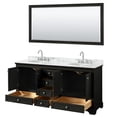 thumbnail image 2 of Wyndham Collection WCS202072DWGCMUNOM70 Deborah 72" Free Standing Double Vanity Set -, 2 of 7