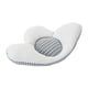 thumbnail image 3 of Almohada Lumbar 3D, cojín trasero, dispositivos prácticos, respaldo desmontable, soporte para dormir, almohadilla de cintura para coche, sofá, asiento para silla de ordenador Gris blanco, 3 of 10