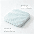 thumbnail image 4 of XIBUFE Cooling Gel Seat Cushion,Breathable Office Chair Pad,gel cushion for sitting Summer Ice Silk Non-Sweat Temperature Regulating Mat for Home Office Desk Chair,Car,Wheelchair, 4 of 5