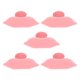 thumbnail image 5 of 5 Uds Cepillos Exfoliantes De Silicona Para Labios Con Copa De Succión Depuradores De Labios Suaves Y Flexibles Herramienta De Cepillo Exfoliante De Limpieza Profunda, 5 of 7