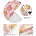thumbnail image 2 of Coolnut Valentine's&nbsp;Day Love Heart&nbsp;Tree&nbsp;Skirt Double&nbsp;Layers Xmas Tree Skirts, Valentine's&nbsp;Day Holiday Party Indoor Outdoor Home Office Ornaments, 48", 2 of 6