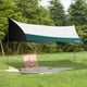 thumbnail image 3 of Toldo de acampada de 4,4x4,4 m, lona impermeable para tienda de campaña con protección UV UPF 50+, lona para hamaca para acampar, Picnic, playa, actividades al aire libre, 3 of 9