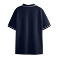 thumbnail image 5 of hoksml Mens Collared Shirts Short Sleeve Fitness Sporty Polos Shirt Fashionable Lapel Casual Loose Solid Color Button Top/Shirt Summer Comfortable Breathable Golf Shirts, 5 of 5
