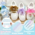 thumbnail image 4 of SHIYOU - Lacets Plats Fantaisie : Lacets Roses Sales de 3CM de Large pour Femmes 27 Pouces - 2 Paires, 4 of 4