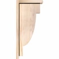 thumbnail image 3 of 5 1/2"W x 10"D x 22"H Alpine Smooth Corbel w/Backplate, Douglas Fir, 3 of 9