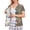01-Army Green, variant on Women's Post Surgery Short Sleeve Shirt, 4 Pockets Adaptive Open Front Top for Recovery