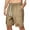 Khaki, variant on Gspmoly Men Shorts, Men'S Solid Color Sports Fitness Training Breathable Shorts Pockets Cargo Cropped Pants Mens Gym Shorts Prime Deals Gray L