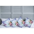thumbnail image 6 of Ambesonne Floral Throw Pillow Cover 4 Pack, Fantasy Colorful, 20", Multicolor, 6 of 6