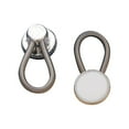 thumbnail image 2 of Adjustable Elastic Waist Extender Button for Jeans & Pants | Alloy No-Sew Flexible Button Expander for Shirt Collar & Cuff Extension, 2 of 6
