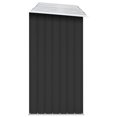 thumbnail image 2 of vidaXL Garden Log Storage Shed Galvanised Steel 330x84x152 cm Anthracite, 2 of 4