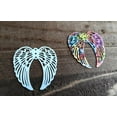 thumbnail image 2 of U8MO Angel Wing Pendants Angel Wings Rainbow Angel Wing Charms Filigree 40mm-2pcs, 2 of 2
