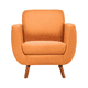thumbnail image 1 of Sillon Kessa Muebles Lewis Mandarina, 1 of 6