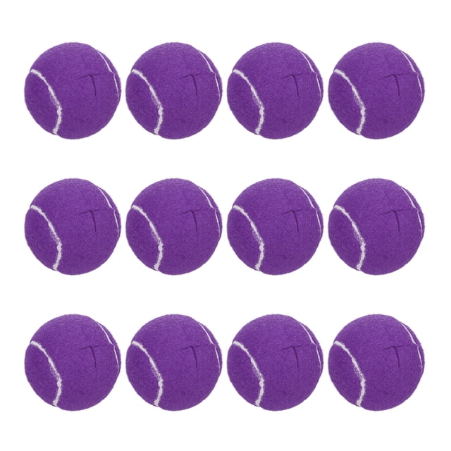 Uxcell 2 Pcs Balles de Tennis Prédécoupées pour Protection des Pieds et du Sol, Bleu Foncé