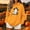 Yellow【1】, variant on Naotn Women Drawstring Hooded Pullover Tops Long Sleeve Front Pocket Hoodies Pumpkin Coffee Graphic Loose Fall Casual Shirts