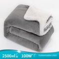 thumbnail image 3 of Premium Double-Layer Sherpa Fleece Blanket - Camel | Year-Round Warmth & Comfort | Modern Minimalist Design | Solid Color for Versatile Decor | Customizable Options Available | In-Stock for, 3 of 5