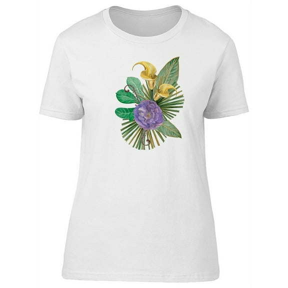 Cute Spring Flowers, Tropical T-Shirt Women -Image by Shutterstock, Female x-Large