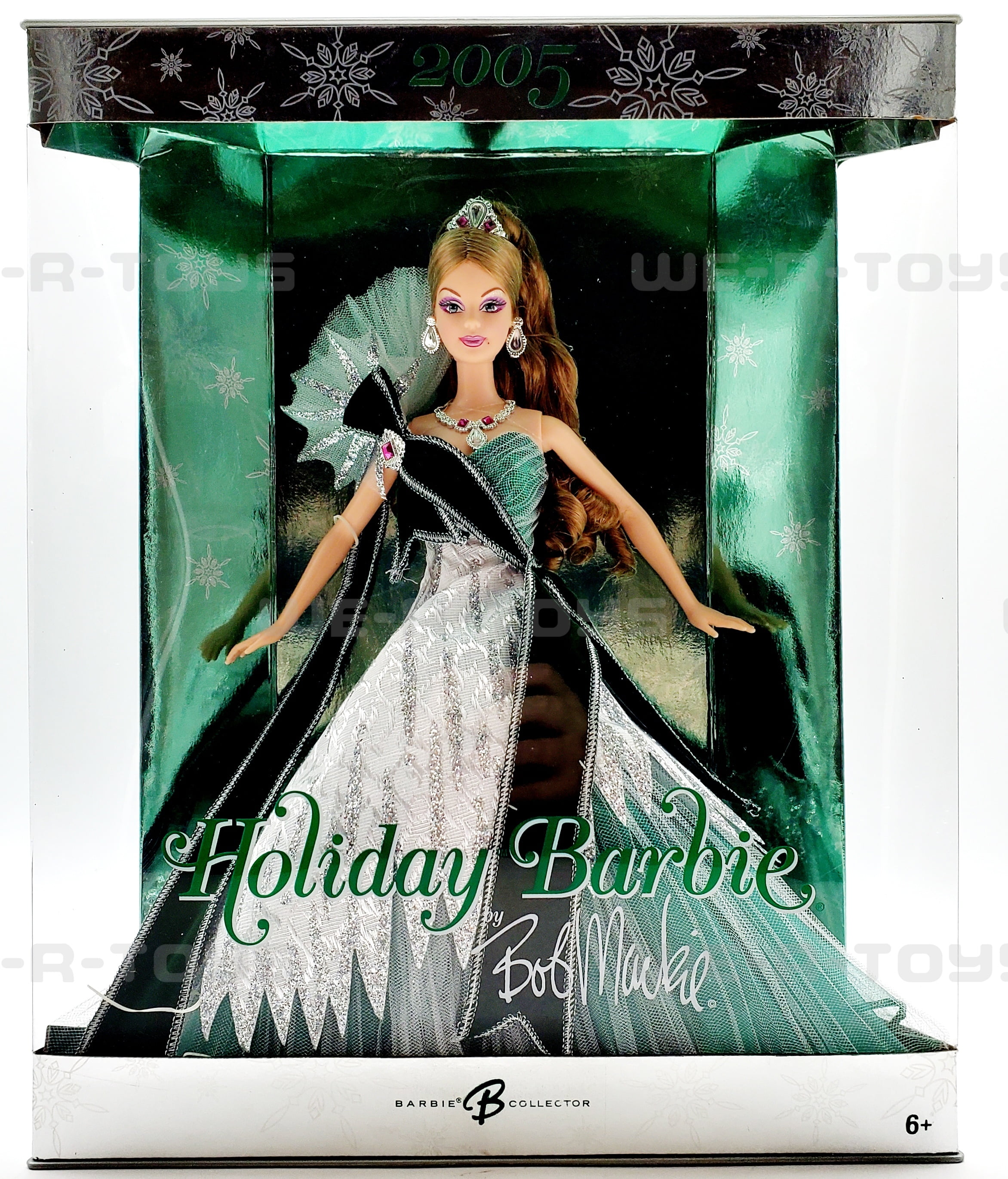 2005 holiday barbie green sale