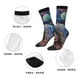 thumbnail image 5 of Balery Rainbow Astronaut Space Landscape Calcetas Largas con Estampado para Hombre y Mujer – Suaves y Transpirables, Talla Única (US 5-11), 5 of 6