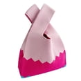 thumbnail image 1 of Bolso tote de punto para mujer, ligero, estético, tipo hobo, para compras Rosa roja, 1 of 9