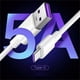 thumbnail image 3 of Cable de carga rápida USB C 5A Accesorios para teléfonos móviles Cable de datos Cargador USB tipo C, 3 of 7