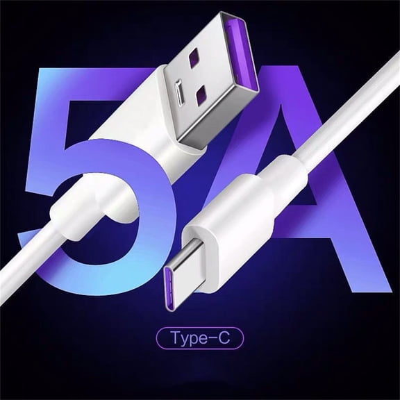 USB C 5A Fast Charging Cord Mobile Phone Accessories Data Wire Type C Charger USB Mate 10 Pro Charger Replacement Android Cords Fast Charging Type C Ctl-4100wl 3 Extension