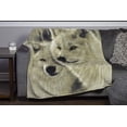 thumbnail image 2 of Dawhud Direct Sunlit Soulmates Wolves Couverture en Molleton 50 Pouces"x60 Pouces", 2 of 5