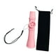 thumbnail image 1 of Flauta Kazoo con cordón para colgar en el cuello, ligera, única, fácil de tocar, juguete con boca Rosa, 1 of 9