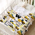 thumbnail image 2 of Excavators Blanket Cartoon Cars Construction Tractor Flannel Lightweight Blankets Quilt Plush Fleece Soft Bedding Throw Blanket for Couch and Bed 50"x40" for Kids, 2 of 4