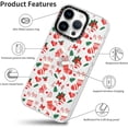 thumbnail image 4 of 2 Packs Christmas Transparent Print Phone Case for iPhone 13 Mini 5.4", Aesthetics Pattern Design Soft Silicone Xmas Cases, Shockproof Bumper Protector Camera Girls Cover, Candy Cane, 4 of 5