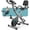 Blue, variant on UPGO 5 IN 1 Folding Exercise Bike with 6.6 LBS Flywheel & 16 Levels of Resistance, 330LB Weight Capacity Indoor Workout Cycling Bike for Home Gym