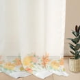 thumbnail image 3 of DriftAway Floral Sheer Curtains for Living Room Yellow Flower Spring Printed Light Filtering Curtain Drapes for Bedroom 84 Inches Long 4 Panels Set Rod Pocket Window Treatments Modern Elegant Curtain, 3 of 5