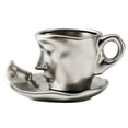thumbnail image 1 of Taza de café con té negro italiano americano concentrado de cerámica creativa con personalidad artística facial, regalo de boda para el día de San Valentín, 1 of 6
