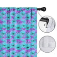 thumbnail image 4 of Blackout Kids Curtains,Daisy Flower Blue Blooms Pattern Childrens Insulated Curtains Set Of 2,Bedroom Essentials,Toddler Room Decor 42"x63", 4 of 5