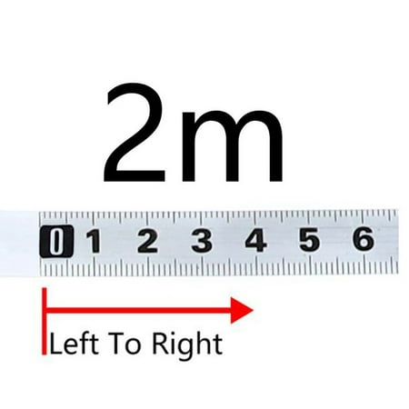 

Stainless Steel Miter Track Tape Measure Self Adhesive Metric Scale Ruler 1M/2M