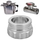 thumbnail image 4 of Aramox Juego de tapas de cuello de llenado de tanque de agua y combustible Accesorio universal de llenado de tanque de aluminio para modificación de automóvil ANGGREK Otros, 4 of 8