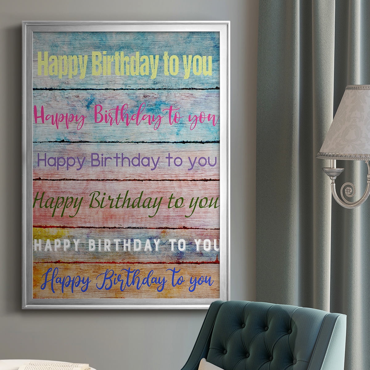 Birthday Song Premium Framed Print - Ready to Hang