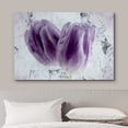 thumbnail image 4 of Aaheei Canvas Wall Art Two Purple Tulip Flower Petals Gallery Wrap Modern Home Art High Definition Canvas Print Waterproof Fade Resistant Ready to Hang 12x12, 4 of 6