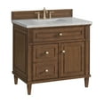 thumbnail image 7 of James Martin Vanities 36" Single Vanity, Light Natural Oak w/ 3 CM Eternal Jasmine Pearl Quartz Top, 7 of 7