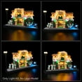 thumbnail image 3 of Kyglaring LED Lighting Compatible with Lego French Café 10362,  NOT Included The Model Set, 3 of 7