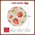 thumbnail image 4 of Bingfone Christmas Tree Skirt Mat Christmas Decoration Interior 48"-Strawberries, 4 of 8