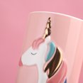 thumbnail image 2 of Cute 3D Mug Coffee Tea Cup with Spoon Ceramic Travel Mug with Lid and Handle for Woman - Unique Home Office Coffee Tea Mug(Yellow), 2 of 6