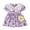 czb# Purple446, variant on Toddler Baby Girls Summer Dresses Short Sleeve Lace Peter Pan Collar Cute Flower Prints A-Line High Waist Pleated Loose Fit Relaxed Breathable Dance Party Sundress Clothes,Pink,12-18 Months