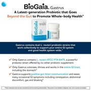 BioGaia Gastrus Chewable Tablets, Adult Probiotic Supplement for Stomach Discomfort, Constipation, Gas, Bloating, Regularity, Non-GMO, 30 Tablets, 2 Pack
