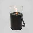 thumbnail image 2 of Tabletop Fire Pit, Ethanol Mini Fire Pit with Fire Extinguishing Cover, Mini Personal Fireplace for Indoor & Garden, Portable Fireplace for Dinner Parties, Home Decoration, Black, 2 of 6