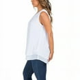 thumbnail image 2 of Cristina B Ladies' Sleeveless Tunic (White, L), 2 of 3