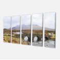 thumbnail image 1 of Designart - Sligachan Old Bridge Panorama - Landscape Artwork Canvas, 1 of 1